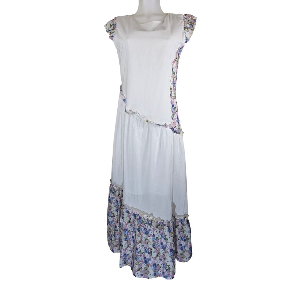 Adobe Lane Stunning Wildflower Boheimian Flirty Stunning Vacation Dress M NWT
